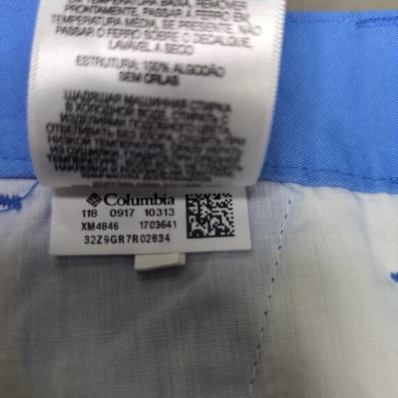 NWT Columbia Dog Lake Cargo Shorts Men's 36x10 Blue Cotton Gorpcore Outdoors - Picture 8 of 10